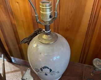 Jugtown lamp