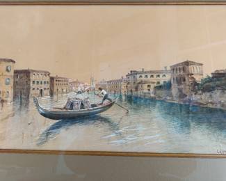 Large Venetian watercolor