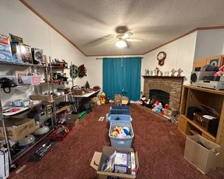 Christmas Decorations, light fixtures, plushies, and many more items. 