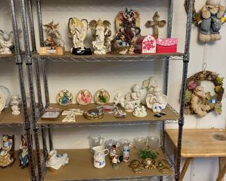 Tons of glass figurines 