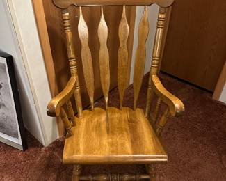Oak Rocking Chair $40