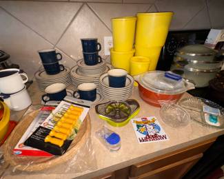 Stoneware Dishes, Vintage Casserole 