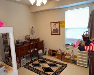 Bedroom 2 Upstairs - Toys, Dolls, Clothes, Plush Animals, Books, Office Stuff, Games