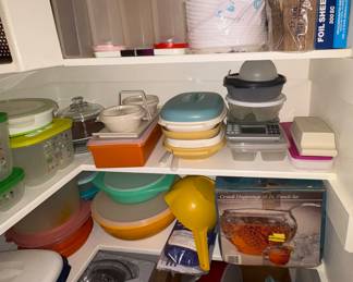 Tons of Vintage and Newer Tupperware 