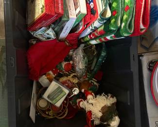 Christmas rugs, stocking hangers, New Cards