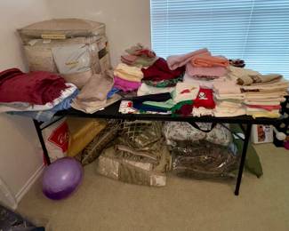 Bed sets, towels, napkins and more
