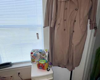 Portable Plastic Storage, London Fog Trench Coats