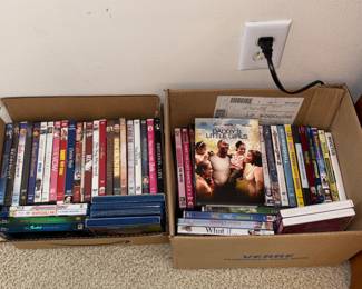 DVDs and Blue Rays