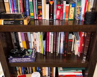 Lots of books and books on CDs