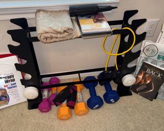 Weights, weight stand