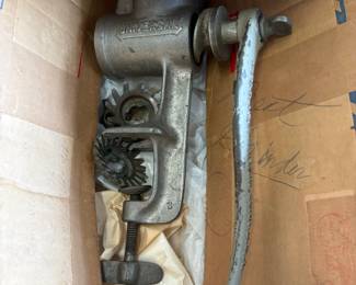 Old meat grinder inder