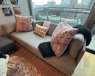 Burrow Sleeper Sofa. Length 8 ft/Height 26 inches/ Depth 3 ft.