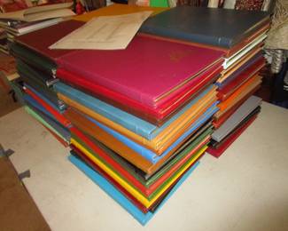 Eastman press art book collection with list