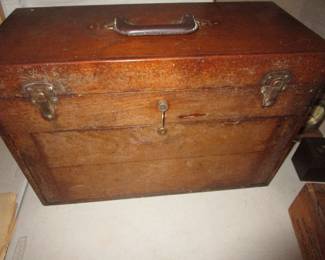 Antique tool chest