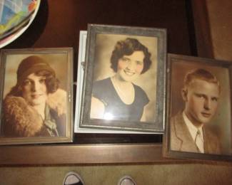 Old framed photos