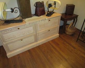 Dresser and light fixtures circa 1990