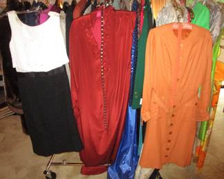 Large amount of vintage clothing