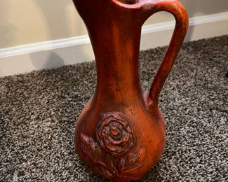 Clay pitcher $15