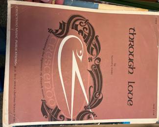 Piano sheet music