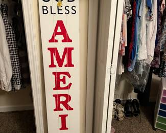 Double sided sign