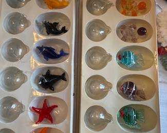 blown glass ornaments