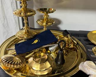 party lite brass items