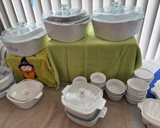 Brand New Corelle dishes with covers