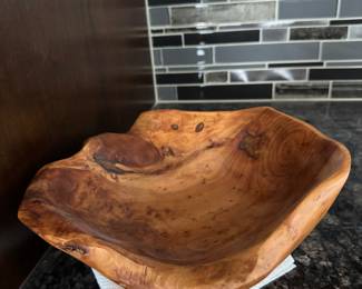 Beautiful burled bowl
