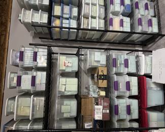 hundreds of party lite votivesm tapers melts, ****they are being sold by the box .. they are all in the totes according to scent)