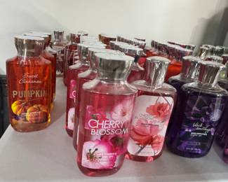 Bath and Body Works hand soaps so many of them its crazy!