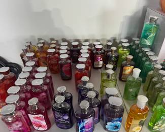 More bath and body works hand soaps and body washes