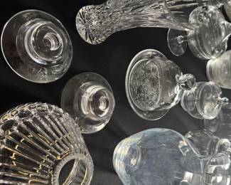 Princess house lamp and vases