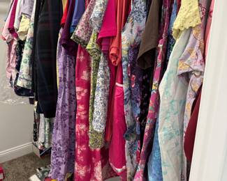 like new Woman Within brand new polo shirts, pants, sleep shirts (Long t shirt loungers, Cotton gowns) sizes range from 12-24 large polos to 2x polo shirts