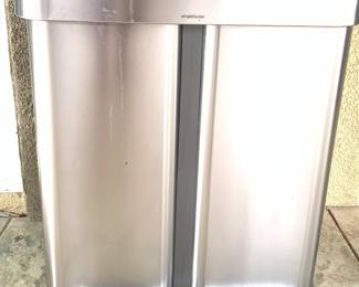 Stainless Steel Double Trash Can