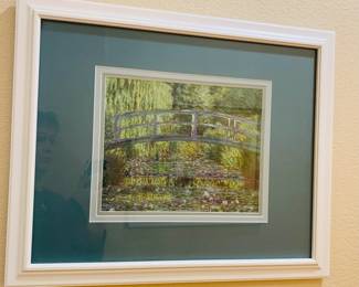 Framed Monet Print