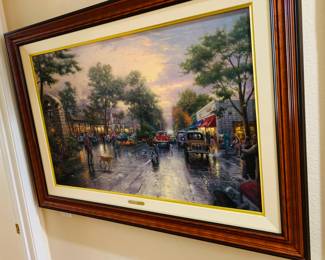 Thomas Kinkade Carmel, Sunset on Ocean Ave.