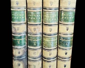 Antique leather books