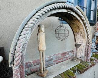 Rustic vintage arch