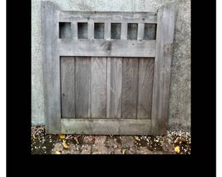 Vintage wood gate