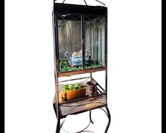 Vintage atrium cabinet