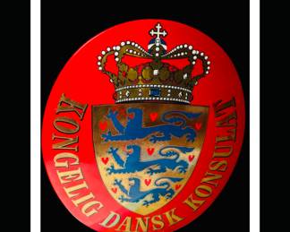 Antique Coast of arms Denmark
