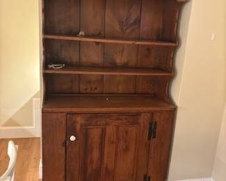 beautiful open style hutch - farmhouse style -