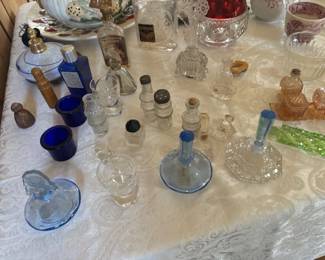 antique perfume bottles, and more