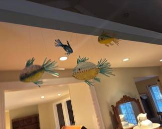 glass fish by local artist