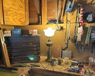 Vintage Wood Tool Chest