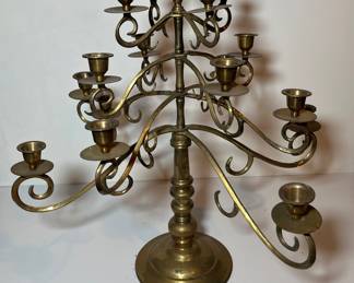 brass candleabra