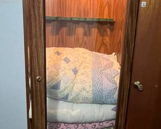 lighted gun/quilt cabinet