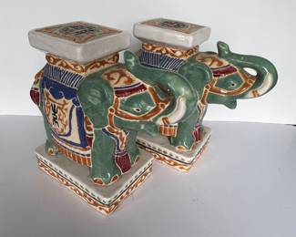 ceramic elephants