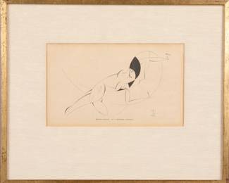 Bertram Hartman Art Deco Cubism print