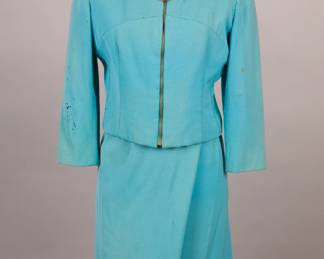 Emilio Pucci for Braniff Airlines Gemini IV Rare Receptionist Uniform with note of provenance